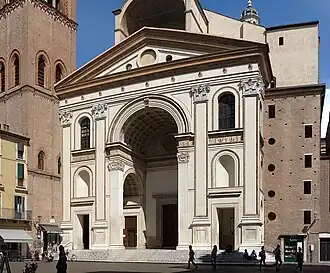 Early Renaissance - Basilica of Sant'Andrea, Mantua, Italy, by Leon Battista Alberti, begun in 1470[175]