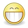 grinning face :D