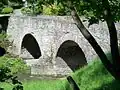 Arch bridge in Falkenberg, built in 1567