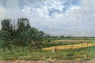 Summer landscape in the vicinity of Gołaszew (1889)