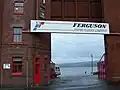 Ferguson's shipyard gate, before demolition in 2015/16