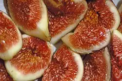 Fresh figs, cut open