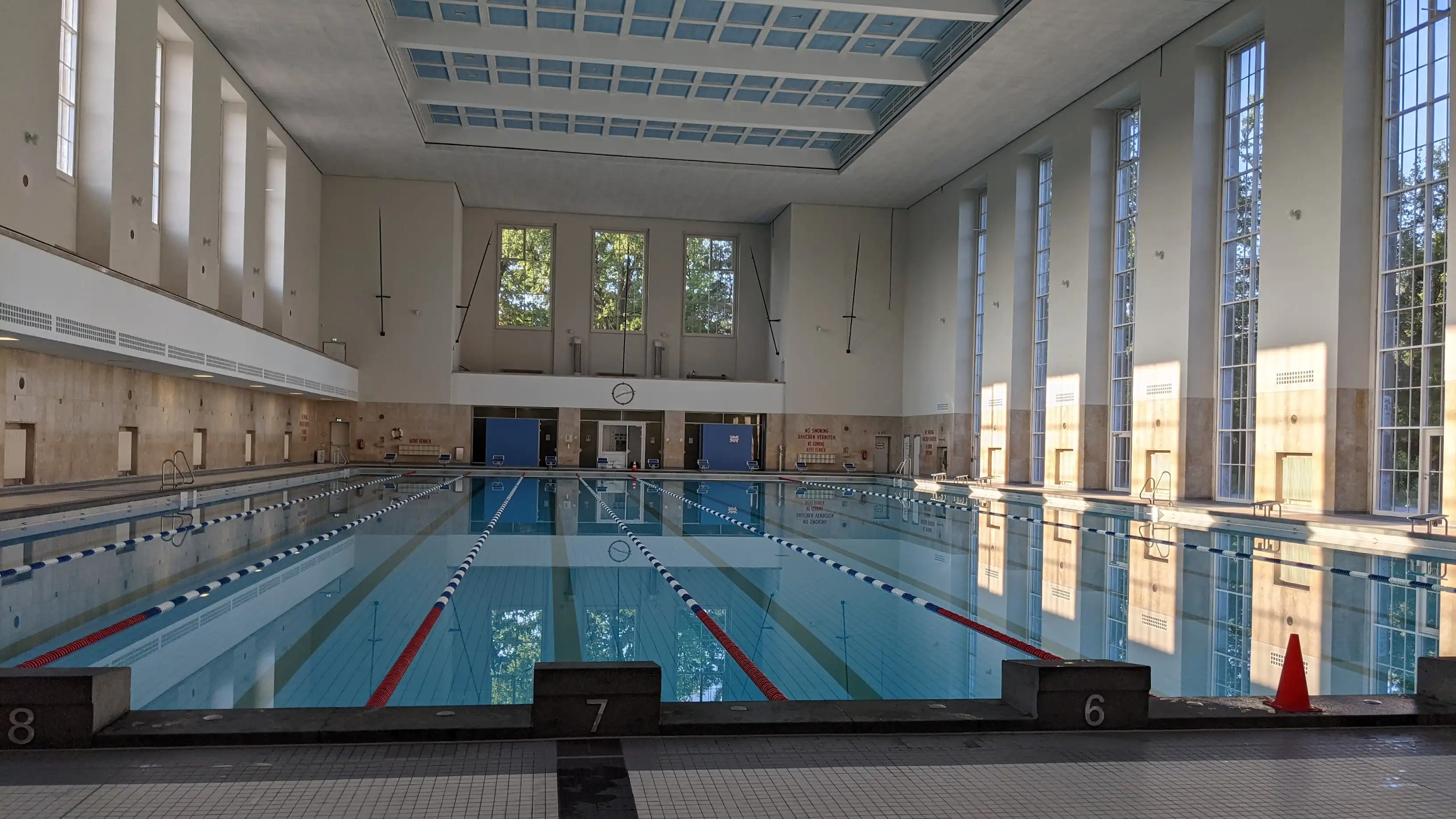 The image shows the inside of the pool.