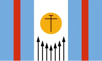 Flag of city of Corrientes since 2014