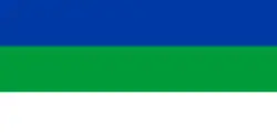 Flag of the Komi Republic, (27 November 1991–17 December 1997)