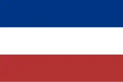 Flag of the Provincia Oriental as part of the United Provinces, (1825–1828)