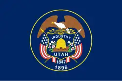 Flag of Utah, (May 6, 1922 – February 16, 2011)