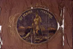 A surviving Virginian state flag August 1871