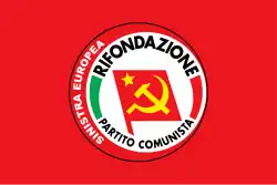 Flag of the Communist Refoundation Party (Italy)