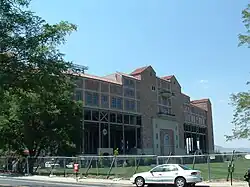 Facade built prior to 2003 season on July 13, 2006