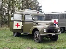 Ca. 1954 Ford FK3500 ambulance