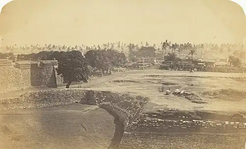Fort, Bangalore (1855) - Vibart Collection: Views in South India[15]