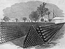 Image of stacked cannoballs