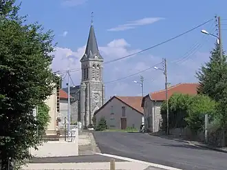 The church in Fouchères-aux-Bois