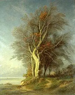 Les Hêtres de la côte de Grâce près de Honfleur (1859).