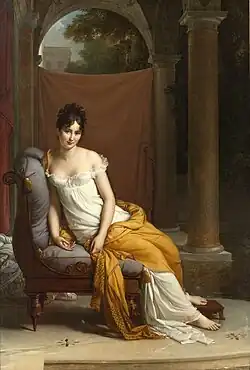 Portrait of Juliette Récamier, by François Gérard, 1802