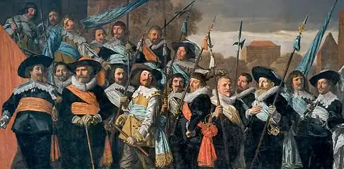 The Officers of the St George Militia Company in 1639, by Frans Hals