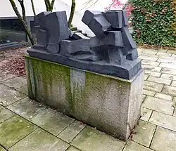 Reclining Figure (Die Liegende), early 1950'; bronze sculpture