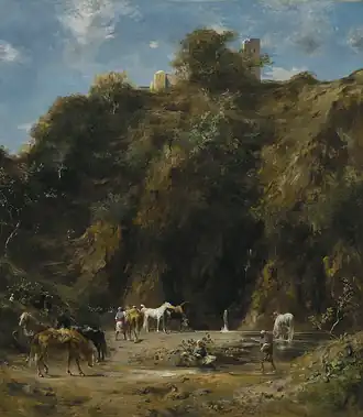 Un ravin : souvenir d'Algérie [A Ravine: Souvenir of Algeria], 1875