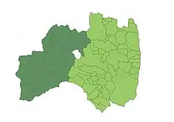 Aizu comprises the western third of Fukushima Prefecture