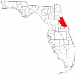 Location in Florida