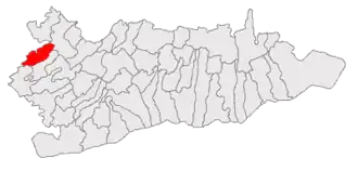 Location in Călărași County