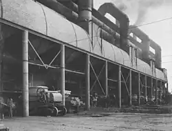 Water jacket furnaces, furnace flues and slag wagons (1912)