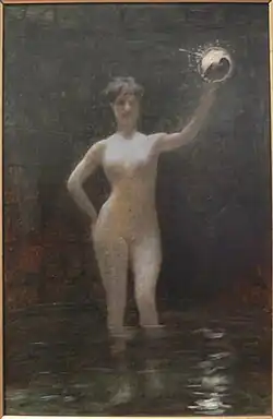 Truth at the Bottom of a Well (study, 1895) by Jean-Léon Gérôme, Musée Georges-Garret.