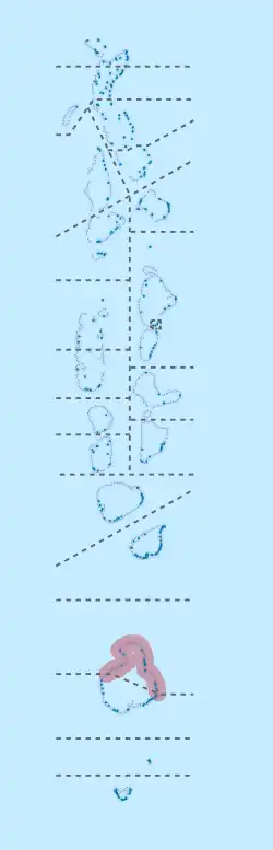 Location of Gaafu Alifu in Maldives