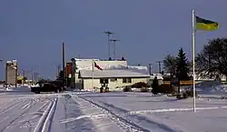 2011 image from viewpoint of 1978 painting "40 Below Zero" by William G. Hobbs