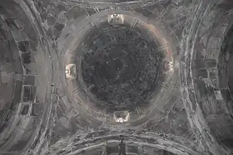 Church interior: dome over crossing