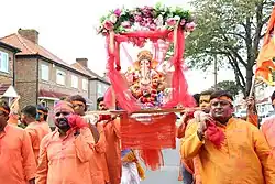 Hyderabad Friends Youth Ganesh immersion procession In London