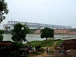Under-construction view of JP setu