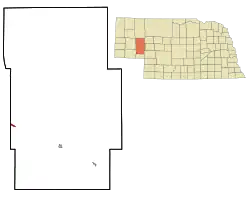 Location in the state of Nebraska