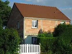 Saint-Germain-Laxis train station converted into a residential house.