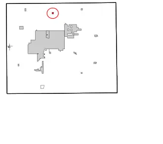 Location in Garfield County and the state of Oklahoma.