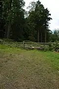 Gate into Chedworth Woods