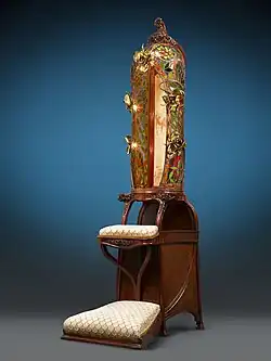 Prie Dieu, or prayer desk, designed by Antoni Gaudí for Casa Batlló (1904–1906)