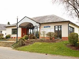 The town hall in Gauville