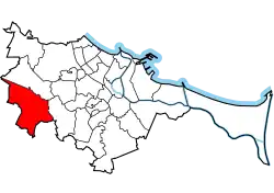 Location of Kokoszki within Gdańsk