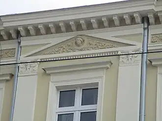 Pediment detail