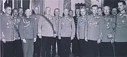 General Staff of the Hungarian Royal Army in 1944 in 1931M dress uniform