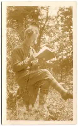 Portrait of George Grebenstchikoff at Churaevka, circa 1925.