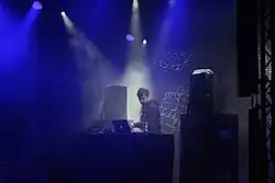 Shed performing at Melt! music festival