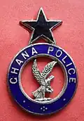 Ghana Police Service badge.