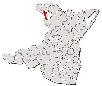 Location in Constanța County