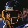 Headshot of Byrd wearing a helmet
