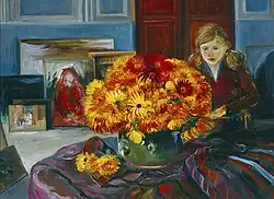 Girl in the Studio, 1976, Oil on canvas