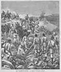 Battery of Captain Ciccodicola at Senafe (Il Secolo Illustrato)