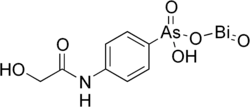 Structural formula of glycobiarsol
